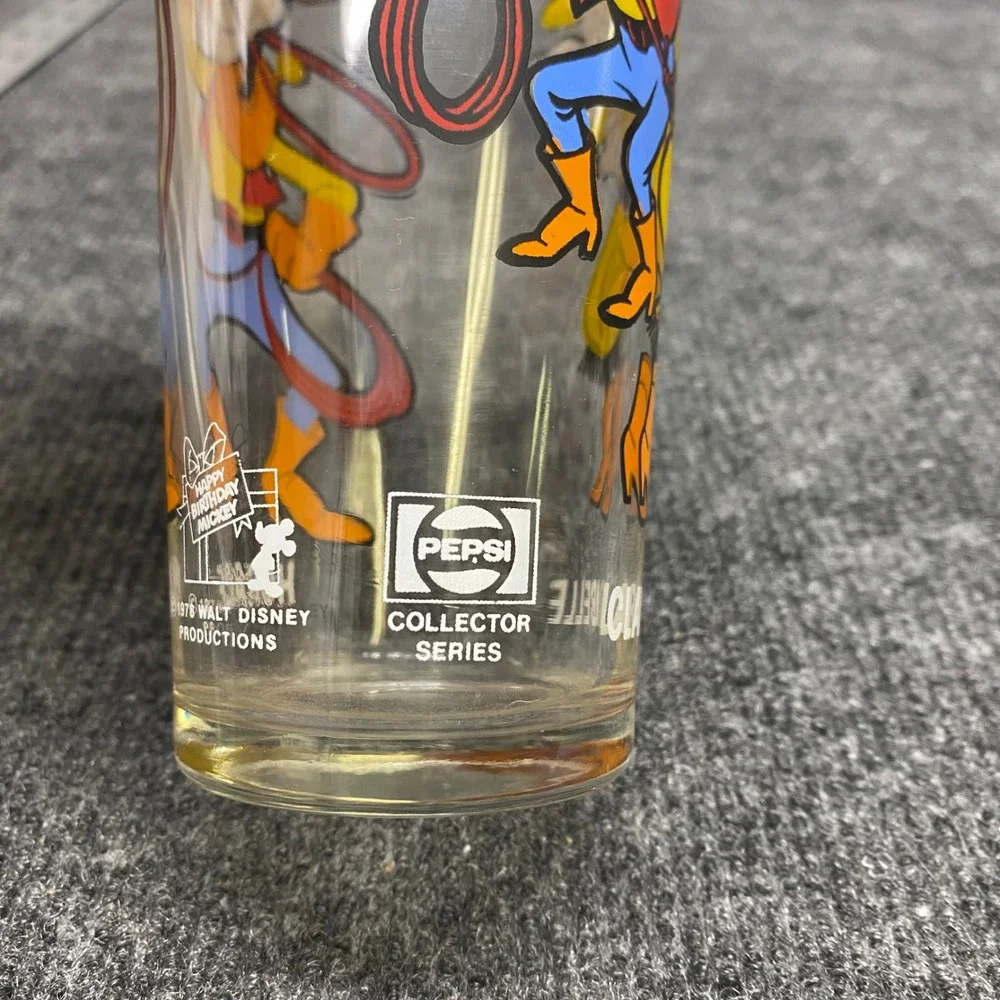 Vintage 1978 Pepsi Disney Collector Series Glass Horace Horsecollar Clarabelle